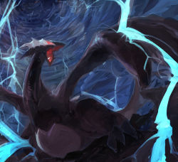 00s alternate_color alternate_shiny_pokemon bad_id bad_pixiv_id colored_skin creatures_(company) dark fang game_freak gen_2_pokemon legendary_pokemon lightning lugia monster nintendo no_humans open_mouth pokemon pokemon_(creature) pokemon_xd purple_skin purple_theme red_eyes shadow_lugia shizuku_(asanuma) storm thunder