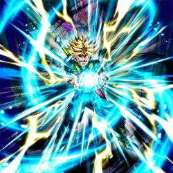 Rule 34 | 2boys, blonde hair, dragon ball, dragon ball legends, dragon ball super, goku black, ki blast, lightning, multiple boys, official art, pink hair, serious, super saiyan, super saiyan 2, super saiyan rose, sword, trunks (dragon ball), trunks (future) (dragon ball), weapon