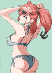 1girl ass atlanta_(kancolle) bikini fish_can_8 highres kantai_collection swimsuit tagme