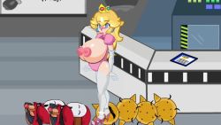 1girl animated ass blonde_hair blue_eyes bob-omb_buddy breasts flash flash_game huge_breasts ivan-aedler mario_(series) nintendo nipples penis pokey_(mario) pregnant princess princess_peach pussy shy_guy super_mario_64 super_mario_bros._1 text_focus uncensored video