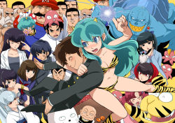 6+boys 6+girls abe_takakazu animal_print baby bad_id bad_pixiv_id beard benten_(urusei_yatsura) black_eyes black_hair blush breasts brey brown_hair cagnazzo closed_eyes coco_(nattou) cone_horns cosplay crossover dragon_quest dragon_quest_iv earrings everyone eyeshadow facial_hair fang final_fantasy final_fantasy_iv fujinami_ryuunosuke green_hair hat horns jewelry kotatsu-neko kurama_(urusei_yatsura) kuso_miso_technique long_hair lum makeup manya_(cosplay) manya_(dq4) mario mario_(series) medium_breasts mendou_ryouko mendou_shuutarou miyake_shinobu moroboshi_ataru multiple_boys multiple_crossover multiple_girls mustache nintendo octopus oyuki_(urusei_yatsura) ran_(urusei_yatsura) red_eyes rei_(urusei_yatsura) ryuunosuke&#039;s_father sakura_(urusei_yatsura) sakuranbou sleeves_rolled_up super_mario_bros._1 sweat ten_(urusei_yatsura) tengu tiger_print urusei_yatsura white_hair