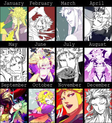 1980s_(style) bad_id bad_pixiv_id borgen borghen chibi covering_own_ears dissidia_final_fantasy emperor_(ff2) final_fantasy final_fantasy_ii lamia male_focus math-major monster_girl retro_artstyle one_eye_closed open_mouth polearm retro_artstyle ricard_highwind solo_focus spear sword weapon wink