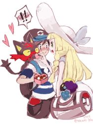 1boy 1girl cosmog elio_(pokemon) game_freak gen_7_pokemon legendary_pokemon lillie_(pokemon) litten nintendo player_character pokemon pokemon_(creature) pokemon_sm tagme