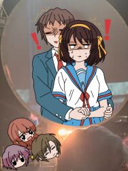 coldplay_kiss_cam_(meme) highres meme suzumiya_haruhi suzumiya_haruhi_no_yuuutsu yuiyu_ki