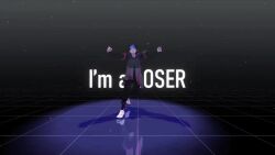 Rule 34 | 1boy, 3d, animated, audible music, black hair, blue hair, dancing, digimon, digimon seekers, japanese text, male focus, multicolored hair, nagasumi eiji, solo, sound, video