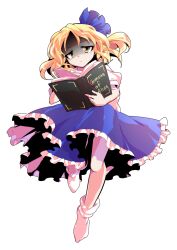 Rule 34 | 1girl, alice margatroid, alice margatroid (pc-98), alphes (style), bare arms, blonde hair, blue hairband, blue ribbon, blue skirt, bobby socks, book, commentary request, dairi, frilled skirt, frills, full body, grimoire of alice, hair between eyes, hairband, holding, holding book, large variant set, leg up, open book, parody, parted bangs, puffy short sleeves, puffy sleeves, ribbon, shirt, short hair, short sleeves, skirt, socks, solo, style parody, tachi-e, touhou, touhou (pc-98), transparent background, variant set, white shirt, white socks