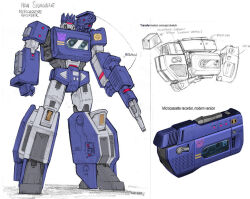 assault_visor concept_art decepticon guido_guidi gun helmet humanoid_robot insignia mask mecha mouth_mask no_humans red_visor robot science_fiction shoulder_cannon soundwave_(transformers) tape_recorder transformers weapon