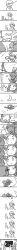 2girls 3boys absurdres anal anal_object_insertion blush comic crescent_moon dan_kim doctor doll embarrassed facepalm floating flying_sweatdrops glasses greyscale highres imagining kagami_aya kiss lab_coat long_image medium_hair model_kit monochrome moon multiple_boys multiple_girls object_insertion paintbrush parody short_twintails silent_comic simple_background sitting smile tall_image twintails white_background x-ray x-ray_film yume_miru_kusuri