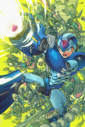Rule 34 | 6+boys, android, armored armadillo (mega man), blue helmet, boomer kuwanger (mega man), chill penguin (mega man), edwin huang, firing, flame mammoth (mega man), green eyes, helmet, launch octopus (mega man), male focus, mega man (series), mega man x1, mega man x (series), multiple boys, open mouth, robot, sigma (mega man), spark mandrill (mega man), sting chameleon (mega man), storm eagle (mega man), x (mega man)