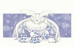 animal_focus antennae bug closed_eyes colored_eyelashes commentary_request evolutionary_line eyelashes frosmoth gen_8_pokemon insect insect_wings moth nintendo no_humans nori_maki pokemon pokemon_(creature) pokemon_focus snom white_eyelashes wings