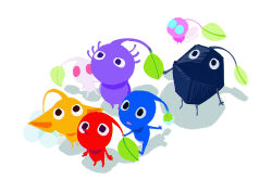 Rule 34 | black eyes, black skin, blue eyes, blue pikmin, blue skin, bud, colored skin, creature, creature focus, flying, from above, height difference, highres, insect wings, leaf, looking ahead, motion lines, nintendo, no humans, no lineart, no mouth, pikmin (creature), pikmin (series), pink skin, pointy ears, pointy nose, purple hair, purple pikmin, purple skin, red eyes, red pikmin, red skirt, rock, rock pikmin, short hair, simple background, skirt, solid circle eyes, standing, triangle mouth, upturned eyes, very short hair, walking, white background, white pikmin, white skin, winged pikmin, wings, yellow pikmin, yellow skin, yu pikmin