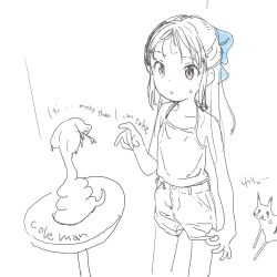 1girl e_eel gen_1_pokemon idolmaster idolmaster_cinderella_girls pikachu snake tachibana_arisu white_background