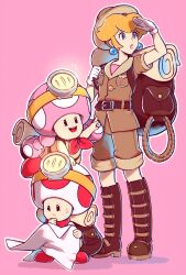 Rule 34 | absurdres, boots, brown boots, highres, knee boots, mario (series), nintendo, non-web source, princess peach, princess peach (explorer), super elegant, super mario odyssey