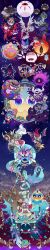 absurdres bat_wings brobo broom broom_riding commentary_request dark_crafter dark_matter_(kirby) dark_matter_blade dark_mind dark_nebula disembodied_hand drawcia drawcia_soul fangs fecto_elfilis flower galacta_knight galaxia_(sword) green_headwear hammer hat heart highres holding holding_hammer holding_shield holding_staff holding_sword holding_weapon horns jester_cap king_d-mind king_dedede kirby kirby&#039;s_adventure kirby&#039;s_block_ball kirby&#039;s_dream_course kirby&#039;s_dream_land kirby&#039;s_dream_land_3 kirby&#039;s_epic_yarn kirby&#039;s_return_to_dream_land kirby&#039;s_return_to_dream_land_deluxe kirby&#039;s_super_star_stacker kirby:_planet_robobot kirby:_star_allies kirby:_triple_deluxe kirby&#039;s_return_to_dream_land_deluxe kirby_(series) kirby_64 kirby_and_the_amazing_mirror kirby_and_the_forgotten_land kirby_and_the_rainbow_curse kirby_canvas_curse kirby_fighters_2 kirby_mass_attack kirby_squeak_squad kirby_super_star kirby_super_star_ultra kujiramaru long_image looking_at_another magolor magolor_epilogue magolor_soul marx_(kirby) marx_soul mask master_crown master_crown_(tree) meta_knight monster multiple_persona necrodeus nightmare_(kirby) nintendo one-eyed one_eye_closed open_mouth pepper_(kirby) queen_sectonia rayman_limbs robo_dedede salt_(kirby) shield staff star_(sky) star_(symbol) star_dream sugar_(kirby) super_kirby_clash sword tail tall_image tongue tongue_out void_termina wall-eyed weapon wings yin-yarn zero_(kirby) zero_two_(kirby)