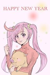 appmon digimon digimon_universe:_appli_monsters happy_new_year karan_eri new_year pig tagme
