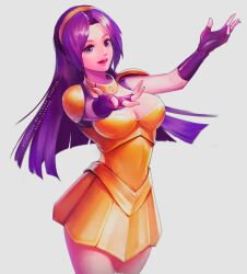 armor asamiya_athena gold princess_athena psycho_soldier purple_hair snk the_king_of_fighters