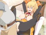 1girl 4boys akinoya animated anus armored_boots ass bdsm black_bodysuit blonde_hair blue_eyes blush bodysuit bondage boots bouncing_breasts bound bound_legs bound_wrists bow braid breasts breasts_apart breasts_out censored clothed_sex crowd cum cum_in_pussy cum_on_body cum_on_clothes cumdrip darkness_(konosuba) hair_between_eyes hair_ornament hetero huge_filesize knee_boots kono_subarashii_sekai_ni_shukufuku_wo! large_breasts long_hair lying m_legs missionary moaning mosaic_censoring multiple_boys nipples nose_blush on_back open_mouth penis ponytail puffy_nipples pussy pussy_juice red_bow restrained rope sex sidelocks solo_focus torn_bodysuit torn_clothes torn_legwear tunic ugoira vaginal video wall x_hair_ornament zooming_in