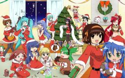 00s 6+girls :o anger_vein animal_ears aqua_hair ayasaki_hayate azumanga_daiou black_eyes black_hair blonde_hair blue_bow blue_hair blunt_bangs boota_(ttgl) boots bow box breasts brown_eyes brown_hair cameo canyon cat cathead chibi chimney mihama_chiyo&#039;s_father christmas christmas_ornaments christmas_tree churuya clapping cleavage closed_eyes copyright_request cracker crayon crossover cup curtains deer_ears drawing drinking eureka_(eureka_seven) eureka_seven eureka_seven_(series) food furude_rika geoffheaven gift gloves green_eyes green_hair grey_eyes guitar hair_bow hair_ornament hairband hairclip hanyuu happy hat hatsune_miku hayate_no_gotoku! headset highres higurashi_no_naku_koro_ni hirasawa_yui holding instrument izumi_konata jpeg_artifacts k-on! kannagi koiwai_yotsuba kyoto_animation long_hair looking_at_another looking_at_viewer lucky_star md5_mismatch medium_breasts meme mesousa microphone mihama_chiyo mihama_chiyo&#039;s_father mole mole_under_eye multiple_crossover multiple_girls music musical_note nagi nyamou one_eye_closed open_mouth orange_bow own_hands_clasped own_hands_together pani_poni_dash! pantyhose parted_bangs party_popper pedobear playing_instrument purple_eyes quaver rebecca_miyamoto red_bow red_hair rope santa_costume sanzen&#039;in_nagi school_rumble shakugan_no_shana shana short_hair sidelocks singing skirt smile source_request speech_bubble spring_onion star_(sky) star_(symbol) suzumiya_haruhi suzumiya_haruhi_no_yuuutsu sweatdrop swept_bangs tadakichi-san tengen_toppa_gurren_lagann thighhighs tsukamoto_tenma tsuruya twintails very_long_hair vocaloid watermark window wink wreath yellow_eyes yoko_littner yotsubato! zettai_ryouiki
