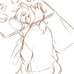 2girls agnes_tachyon_(umamusume) ahoge animal_ears book expressionless hair_ribbon head_on_table highres horse_ears horse_girl horse_tail hug hug_from_behind kotatsu long_sleeves looking_at_another low_ponytail manhattan_cafe_(umamusume) mujintou_png multicolored_hair multiple_girls open_mouth parted_lips plaid_clothes ponytail ribbon shirt table tail umamusume under_kotatsu under_table yuri