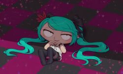 Rule 34 | 1boy, animated, aqua eyes, aqua hair, black bow, black pantyhose, black skirt, black thighhighs, bow, cosplay, crossdressing, crossdressing (mtf), derivative work, family guy, female focus, hair bow, hatsune miku, hatsune miku (cosplay), jewelry, long hair, lying, making-of, male focus, necklace, on back, pantyhose, petals, rkgkrabu, shirt, sketch, skirt, solo, stewie griffin, tagme, thighhighs, twintails, video, vocaloid, white shirt, wig, world is mine (vocaloid)