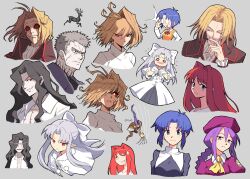 Rule 34 | 4boys, 6+girls, angry, aozaki aoko, arcueid brunestud, black hair, blonde hair, blue hair, blush, braid, braided ponytail, ciel (tsukihime), closed mouth, colored sclera, curtained hair, glasses, grey hair, grin, hair intakes, hat, highres, looking at viewer, medium hair, melty blood, michael roa valdamjong, multiple boys, multiple girls, nrvnqsr chaos, open mouth, pink hat, purple hair, red arcueid, red eyes, red hair, red sclera, sharp teeth, short hair, sidelocks, sion eltnam (type-moon), sion eltnam atlasia, smile, spdcooler, teeth, tsukihime, wallachia, white hair, white len (tsukihime), yellow eyes