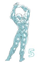 Rule 34 | 1boy, armor, artist request, full body, highres, kinnikuman, no humans, painman (kinnikuman), scar