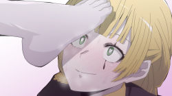2girls absurdres barefoot blonde_hair blush feet fire_emblem fire_emblem:_three_houses foot_focus green_eyes heart heart-shaped_pupils heavy_breathing highres ingrid_brandl_galatea kronya_(fire_emblem) long_hair multiple_girls nintendo saliva sweat symbol-shaped_pupils toes zerozero