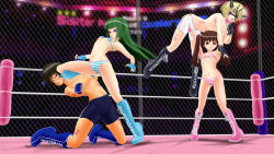 Rule 34 | #13, 2boys, 2girls, arena, ball busting, battle, bdsm, bikini, blonde hair, boots, bruise, cage, cbt, crotch grab, crotch kick, domination, femdom, fighting, fingerless gloves, forced, gloves, hetero, humiliation, injury, kicking, mask, molestation, multiple boys, multiple girls, panties, ruka (#13), sakuya (#13), smile, smirk, striped clothes, striped panties, submission, swimsuit, syemi (#13), tail, tears, underwear, wrestling, wrestling ring, yayoi (#13)