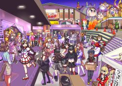 Rule 34 | &gt; &lt;, 1boy, 6+girls, :&gt;, ;d, ^ ^, absurdres, admire vega (umamusume), agnes tachyon (umamusume), ahoge, akasaka misato (umamusume), anger vein, animal ears, anshinzawa sasami, arms up, aston machan (umamusume), asymmetrical gloves, bare shoulders, baseball cap, beauty anshinzawa, beret, black choker, black footwear, black gloves, black hair, black headwear, black jacket, black pants, black pantyhose, black shirt, blank stare, blonde hair, blue eyes, blue gloves, blue shirt, blunt bangs, boc&#039;z (umamusume), boots, bow, bowler hat, bowtie, box, braid, breasts, brown eyes, brown footwear, brown hair, brown pants, brown skirt, buttons, camera, cape, character request, cheval grand (boc&#039;z) (umamusume), cheval grand (umamusume), choker, cleavage, clenched hand, closed eyes, clothing cutout, copano rickey (umamusume), cosplay, crop top, crossed arms, crown, detached sleeves, domo-kun, double-breasted, double bun, dress, ear bow, ear covers, ears through headwear, facing another, false smile, fang, female trainer (umamusume), formal clothes, frilled skirt, frills, gloves, godzilla, godzilla (cosplay), godzilla (series), green eyes, green footwear, green hair, green headwear, green jacket, grey eyes, grey hair, grey hairband, grey pants, grey shirt, grey skirt, grey tank top, hair bun, hair ornament, hairband, hairclip, hakama, haru urara (first urara saku sakura) (umamusume), haru urara (umamusume), hat, hayakawa tazuna, headset, highres, hime cut, hokko tarumae (umamusume), holding, holding box, holding camera, holding paper, horse ears, horse girl, horse tail, horseshoe ornament, hosoe junko, idol clothes, ines fujin (umamusume), inoue honoka, inoue kikuko, jacket, japanese clothes, jewelry, jitome, kashimoto riko, katsuragi ace (umamusume), kigurumi, kimono, king ghidorah, king ghidorah (cosplay), leg up, light hello (umamusume), loafers, long hair, long sleeves, maruzensky (umamusume), mask, matikane tannhauser (boc&#039;z) (umamusume), matikane tannhauser (umamusume), medium breasts, meisho doto (umamusume), mejiro bright (umamusume), mejiro ryan (umamusume), midriff, mihono bourbon (umamusume), mini crown, mismatched gloves, mr. c.b. (boc&#039;z) (umamusume), mr. c.b. (umamusume), multicolored hair, multiple girls, narita top road (umamusume), navel, necklace, necktie, nhk (broadcaster), nigekiri sisters (umamusume), official alternate costume, oguri cap (gray monster) (umamusume), oguri cap (umamusume), one eye closed, open mouth, orange hair, otonashi etsuko, outstretched arm, pacifier, pants, pantyhose, paper, parted bangs, pink boots, pink cape, pink eyes, pink jacket, pinstripe pattern, pinstripe suit, pleated skirt, ponytail, puffy short sleeves, puffy sleeves, purple bow, purple bowtie, purple eyes, purple footwear, purple serafuku, purple shirt, purple shorts, red jacket, red kimono, red shirt, rice shower (boc&#039;z) (umamusume), rice shower (umamusume), sailor collar, sailor shirt, sakazaki freddy, school uniform, seiza, serafuku, sharp teeth, shirt, shoes, short hair, short sleeves, shorts, side ponytail, sidelocks, silence suzuka (umamusume), sitting, skirt, skirt suit, sleeveless, sleeveless dress, smile, sneakers, split ponytail, streaked hair, striped, suit, swept bangs, t.m. opera o (umamusume), tail, tail through clothes, tamamo cross (umamusume), tank top, tap dance city (umamusume), teeth, thighhighs, thumbs up, toho, tracen school uniform, track jacket, trainer (umamusume), twin braids, twin turbo (umamusume), twin turbo (umamusume) (cosplay), two-tone hair, umamusume, umamusume: cinderella gray, voice actor connection, wavy hair, white footwear, white gloves, white hair, white hairband, white headwear, white jacket, white necktie, white sailor collar, white skirt, white thighhighs, wide sleeves, writing, yellow dress, yellow shoes, | |