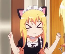Rule 34 | animated, animated gif, anime screenshot, gabriel dropout, gabriel tenma white, lowres, solo, tagme