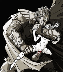 1boy 1girl armor beard breasts cape defeat facial_hair ganondorf hetero monochrome nintendo penis pointy_ears princess princess_zelda rape sex sex_from_behind size_difference slippers the_legend_of_zelda the_legend_of_zelda:_twilight_princess tiara veins veiny_penis