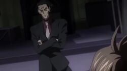 ahegao animated anime_screenshot ass blush breast_focus breast_fondle breast_fondling breasts embarrassed grabbing_another&#039;s_breast groping groping_breast indoors interior kenzen_robo_daimidaler madanbashi_kouichi moaning pervert sonan_kyouko sound surprised tagme tears video