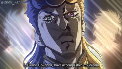 Rule 34 | 3boys, birthmark, blonde hair, dio brando, earrings, eyelashes, father and son, genda art, giorno giovanna, heterochromia, highres, jewelry, joestar birthmark, jojo no kimyou na bouken, jonathan joestar, long hair, male focus, multiple boys, official style, phantom blood, scar, scar on neck, solo focus, stardust crusaders, stone ocean, thick lips, vento aureo, victory rolls