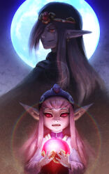 Rule 34 | anime coloring, demon, highres, lavleyart, long hair, magic, minish, monster, nintendo, non-web source, the legend of zelda, the legend of zelda: the minish cap, vaati, villain pose
