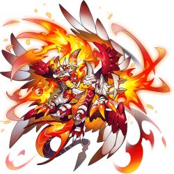 1other aqua_eyes armor dragon dragon_village_(series) dragon_village_collection feathered_wings fire furry game_cg multiple_wings official_art surtr_(conquerer)_(dragon_village) surtr_(dragon_village) third-party_source transparent_background wings