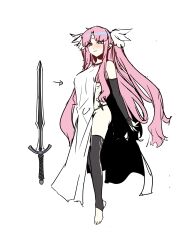 fairy heemin information_sheet no_man&#039;s_land pink_hair sword tagme weapon