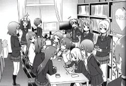 ayase_alisa ayase_eli highres hoshizora_rin kira_tsubasa koizumi_hanayo kosaka_honoka kosaka_yukiho love_live! love_live!_school_idol_project minami_kotori monochrome nishikino_maki otonokizaka_school_uniform school_uniform sky-freedom sonoda_umi todo_erena tojo_nozomi utx_school_uniform yazawa_cocoa yazawa_cocoro yazawa_nico yuki_anju