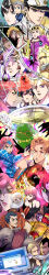 418monami absurdres baby_face_(stand) blood blood_on_face bullet carne_(jojo) computer crown cup diavolo dio_brando dog eyeball formaggio gelato_(jojo) giorno_giovanna gold_experience guido_mista gun handgun haruno_shiobana highres jellyfish jewelry jojo_no_kimyou_na_bouken king_crimson kuujou_joutarou ladybug_ornament long_image luca_(jojo) mario_zucchero mirror multiple_persona narancia_ghirga necklace pannacotta_fugo pee phone photo_(object) plant revolver sale_(jojo) sorbet_(jojo) standing tall_image teacup tears tree trish_una vento_aureo vines weapon zipper