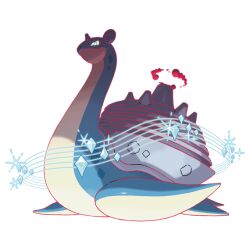 Rule 34 | animal focus, artist request, closed mouth, dynamax, full body, gen 1 pokemon, gigantamax, gigantamax lapras, lapras, nintendo, no humans, official art, outline, pokemon, pokemon (creature), pokemon focus, pokemon swsh, red clouds, red outline, solo, third-party source, transparent background