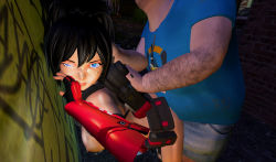 3d black_hair blue_eyes falara highres second_life tagme