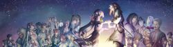 6+boys 6+girls absurdly_long_hair absurdres age_difference ahoge ainu_clothes animal animal_ears anju_(utawarerumono) aquaplus arm_up atuy bare_shoulders beak bird black_hair blonde_hair blue_eyes blue_hair blue_scarf bracelet braid braided_bun breasts brother_and_sister brown_eyes brown_hair cat_tail cleavage cleavage_cutout closed_eyes closed_mouth clothing_cutout cocopo_(utawarerumono:_itsuwari_no_kamen) collarbone covered_collarbone crop_top curly_hair dark-skinned_female dark_skin dress entua_(utawarerumono) facepaint family flower flower_on_head frilled_sleeves frills from_above from_side full_body fumirul genderswap genderswap_(mtf) gloves gradient_eyes gradient_hair green_eyes grey_eyes hair_bun hair_ornament hair_over_shoulder hair_ribbon hairband haku_(utawarerumono) hand_fan height_difference highres holding holding_fan holding_sheath holding_smoking_pipe holding_weapon honoka_(utawarerumono:_itsuwari_no_kamen) horn jachdwalt japanese_clothes jewelry katana kimono kiwru_(utawarerumono) kuon_(utawarerumono) large_breasts laughing layered_sleeves leopard_tail light_blue_hair long_dress long_hair long_image long_sleeves looking_at_another looking_at_viewer low-tied_long_hair low_ponytail maroro_(utawarerumono) mask medium_hair messy_hair midriff mikazuchi_(utawarerumono) miko mito_(utawarerumono:_itsuwari_no_kamen) mole mole_under_eye mother_and_daughter mother_and_son moznu_(utawarerumono) multicolored_eyes multicolored_hair multiple_boys multiple_girls munechika muscular muscular_male neck_tattoo necklace nekone_(utawarerumono) night night_sky nose nosuri off_shoulder old old_man orange_eyes orange_scarf ougi over_shoulder parted_bangs pectorals pointy_ears ponytail portrait purple_eyes purple_hair raiko_(utawarerumono) raised_eyebrows rakshain red_eyes red_hair red_ribbon ribbon rulutieh s_yujiro24 saraana scarf see-through_clothes see-through_skirt sheath sheathed shichirya shinonon shirt short_hair short_sleeves siblings sidelocks single_hair_bun single_sidelock sisters skirt sky sleeveless small_breasts smile smoking_pipe smug spiked_hair standing straight_hair swept_bangs sword sword_over_shoulder tail tattoo taut_clothes taut_shirt torikori_(utawarerumono) twins twintails ukon_(utawarerumono) upper_body uruuru utawarerumono utawarerumono:_futari_no_hakuoro utawarerumono:_itsuwari_no_kamen very_long_hair vurai_(utawarerumono) wavy_hair weapon weapon_over_shoulder white_gloves white_hair white_tail wide_image wide_sleeves woshis wrinkled_skin wrist_tattoo yellow_eyes yellow_kimono yellow_scarf