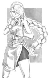 1girl abs artist_request bike_shorts muscular muscular_female smile tagme toned