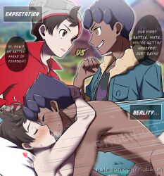 Rule 34 | 2boys, highres, hop (pokemon), kubikun, male focus, multiple boys, nintendo, pokemon, pokemon swsh, sex, victor (pokemon), yaoi