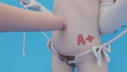 1boy 1girl 3d absurdres age_difference animal_print animated bikini body_writing bow bow_panties clothed_female_nude_male cow_girl cow_print cow_print_bikini cum cum_in_navel cum_on_body cum_on_stomach cum_on_upper_body ejaculation elbow_gloves erection flat_chest gloves handsfree_ejaculation highres koushi_(possummachine) loli long_hair micro_bikini mole mole_on_cheek mole_on_pussy mole_under_eye navel_insertion navel_sex neren nipples nude original panties panty_pull penis penis_on_stomach pov premature_ejaculation print_bikini side-tie_bikini_bottom simple_background standing swimsuit tagme uncensored underwear untying video white_gloves