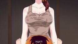 1boy 1girl animated anime_screenshot arched_back ass back backboob bdsm black_hair blonde_hair bondage bouncing_breasts bound breasts cheating_(relationship) cleavage clothes_lift collarbone completely_nude covered_erect_nipples cowgirl_position dress dress_lift feet girl_on_top hair_ornament hair_scrunchie highres hitozuma_no_kuchibiru_wa_kan_chuuhai_no_aji_ga_shite huge_ass jewelry large_breasts licking licking_chest lifting_own_clothes lips multicolored_hair navel nipples nude open_mouth red_hair ring saliva scrunchie sex silhouette sleeveless sleeveless_dress smile sound stomach straddling subtitled tagme thighs tongue tongue_out tsuyoshi_(hitozuma_no_kuchibiru_wa_kan_chuuhai_no_aji_ga_shite) undressing vaginal video wedding_ring wet wet_clothes