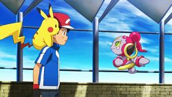1boy animated animated_gif ash_ketchum creatures_(company) game_freak gen_1_pokemon gen_6_pokemon happy hat hoopa hoopa_(confined) legendary_pokemon looking_at_another mythical_pokemon nintendo pikachu pokemon pokemon_(anime) pokemon_(creature) pokemon_the_movie:_hoopa_and_the_clash_of_ages pokemon_xy_(anime)