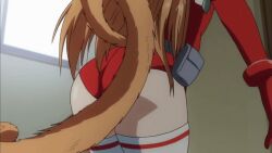 1girl animal_ears animated animated_gif anime_screenshot asobi_ni_iku_yo! ass ass_shake audible_speech bell breasts cameltoe cat_ears cat_girl cat_tail english_audio eris_(asobi_ni_iku_yo!) leotard lower_body multiple_views pov pov_focus solo sound tail thighs turnaround