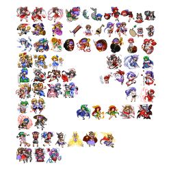 Rule 34 | &gt; &lt;, 6+girls, ajirogasa, alice margatroid, alice margatroid (pc-98), animal ears, asakura rikako, backpack, bag, barefoot, bat (animal), bat wings, baton, biwa lute, black hair, blonde hair, blue hair, bowl, broom, broom riding, brown hair, bucket, bug, butterfly, cape, chen, chen (cat), chibi, cirno, closed eyes, crossover, daiyousei, doll, double dealing character, drum, dual persona, fins, fish, fish tail, flower, genjii (touhou), glasses, goliath doll, great fairy (zelda), green eyes, green hair, grey hair, hakurei reimu, hakurei reimu (pc-98), hand fan, hat, hata no kokoro, highres, hijiri byakuren, himekaidou hatate, holding detached head, hopeless masquerade, horikawa raiko, imaizumi kagerou, imperishable night, insect, instrument, inubashiri momiji, izayoi sakuya, jiangshi, kaku seiga, kasodani kyouko, katana, kawashiro nitori, kijin seija, kirisame marisa, kirisame marisa (pc-98), kisume, knife, konngara (touhou), konpaku youmu, konpaku youmu (ghost), koto (instrument), kumoi ichirin, lab coat, lance, light purple hair, long hair, lute (instrument), mallet, mask, matsuki akira, meira (touhou), mermaid, mima (touhou), miyako yoshika, mizuhashi parsee, monster girl, multiple girls, multiple wings, music, musical note, mystia lorelei, naginata, needle, noh mask, noroiko, okazaki yumemi, open mouth, orange (touhou), outstretched arms, pink hair, pixel art, playing instrument, polearm, purple eyes, purple hair, red eyes, red hair, remilia scarlet, rice hat, rumia, saigyouji yuyuko, samurai, sariel (touhou), sekibanki, shakujou, shameimaru aya, shanghai doll, shield, shinki (touhou), short hair, sparkle, staff, sukuna shinmyoumaru, sunflower, sword, table, table flip, taiko drum, tail, team 9 (touhou), ten desires, touhou, touhou (pc-98), touhou ningyougeki, toyosatomimi no miko, tsukumo benben, tsukumo yatsuhashi, turtle, twintails, two side up, unzan, upside-down, wakasagihime, weapon, wings, witch hat, wolf ears, wolf tail, wrench, wriggle nightbug, yakumo ran, yakumo ran (fox), yakumo yukari, yellow eyes, yin yang, yumeko (touhou), zombie pose
