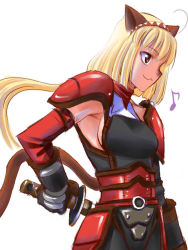 00s 1girl animal_ears cat_ears female_focus final_fantasy final_fantasy_xi mithra_(ff11) solo tori tori_(torinchi)