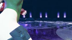 1girl 3d animated ass blonde_hair braid cammy_white capcom female_focus fingerless_gloves from_behind game_screenshot gauntlets gloves green_leotard highleg highleg_leotard huge_ass leotard long_hair solo sound street_fighter street_fighter_6 stretching tagme thick_thighs thighs twin_braids video wide_hips